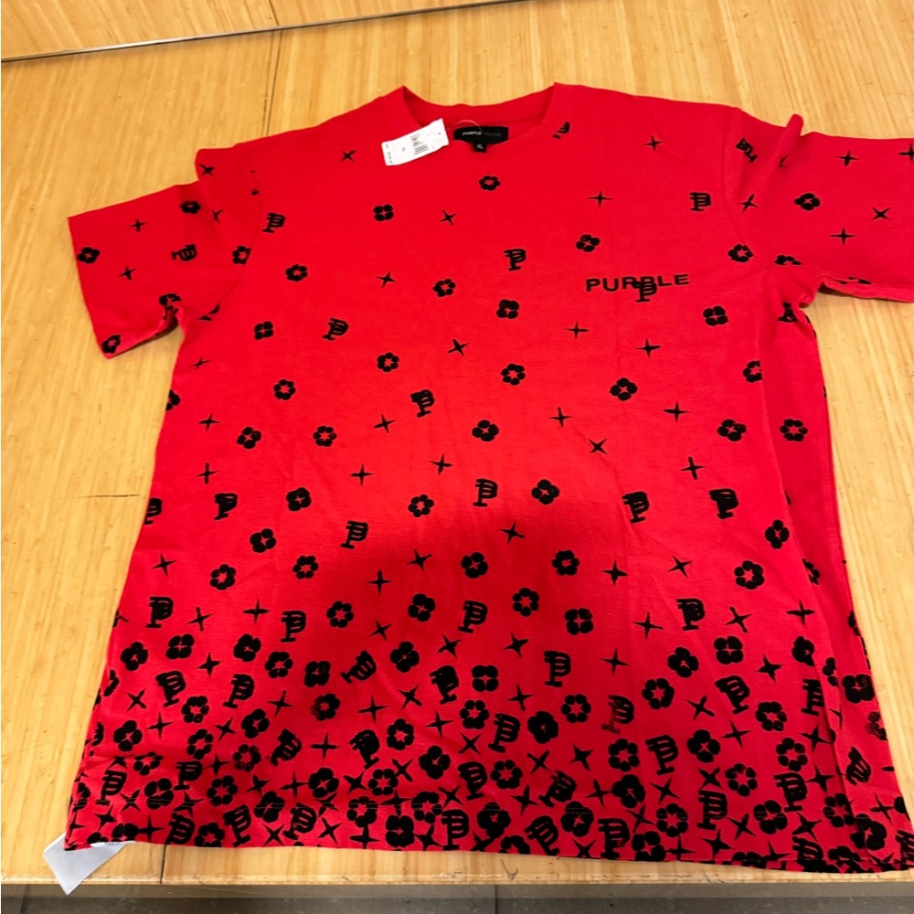 Purple brand label t shirt xl